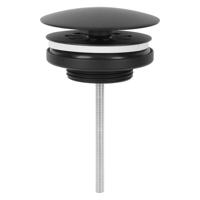 Wastafel Afvoerplug Differnz Always Open Large 10 cm Mat Zwart - thumbnail