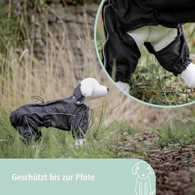 Kerbl Pet Kerbl - Regenjas Manchester, zwart, XXL