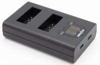 ChiliPower Canon LP-E12 dubbellader voor 2 camera accu's (tegelijk) - thumbnail