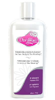DivaWash wasmiddel om menstruatiecup te reinigen