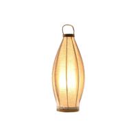 Bureaulamp Home ESPRIT Bruin Linnen Metaal Touw 25 x 25 x 60 cm - thumbnail