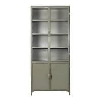 New Routz Seattle Vitrinekast - Olijfgroen - thumbnail