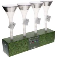 Solar LED Prikspot met sensor - Warm wit + RGB - Auto aan/uit - Tours - 35 cm - thumbnail