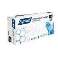 Handschoen hynex nitril l 100st blauw | 10 stuks - thumbnail