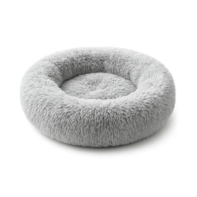 Pecco Ronde mand voor hond en kat - 50 cm - Lichtgrijs fluffy Pecco Ronde mand voor hond en kat - 50 cm - Lichtgrijs fluffy