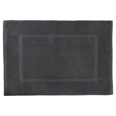 Badmat Differnz Basics 50x80 cm Katoen Donker Grijs Differnz
