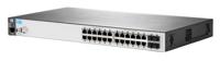 HPE Aruba 2530-24-PoE+ - Switch - Beheerd - 24 x 10100 + 2 x Gigabit SFP + 2 x 101001000 - desktop, rack-uitvoering, wandbevestiging - PoE+ - thumbnail