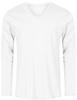 Promodoro XO1460 Men´s V-Neck T-Shirt Long Sleeve - White - XS