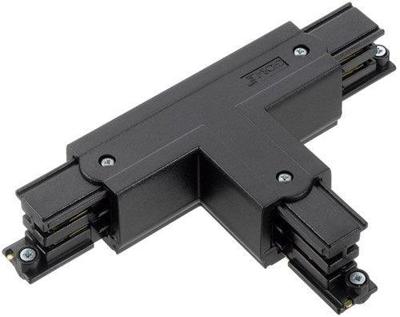 Enzo T-stuk rechts vast 90gr tbv. rail 3-fasen zwart - 5050065