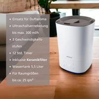 Steba LB8 - Luchtbevochtiger - Ultrasoon - LED-display - Wit - thumbnail