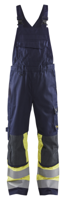 Blåkläder Multinorm bretelbroek Klasse 1 26071514 | Marine/High-Vis Geel | Maat 60 - 7330509799710 - thumbnail