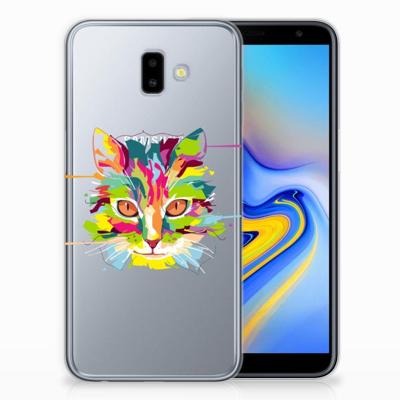 Samsung Galaxy J6 Plus (2018) Telefoonhoesje met Naam Cat Color Samsung Galaxy J6 Plus (2018) Telefoonhoesje met Naam Cat Color
