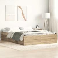 Bedframe sonoma eikenkleurig 120x190 cm - thumbnail