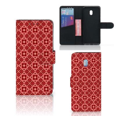 Xiaomi Redmi 8A | Telefoon Hoesje | Batik Rood Xiaomi Redmi 8A | Telefoon Hoesje | Batik Rood