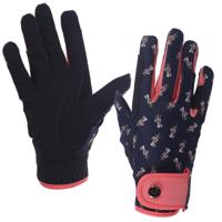 QHP Sanna jr hanschoenen donkerblauw maat:2 - thumbnail