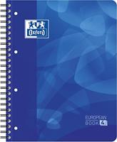 Oxford projectboek A4+ 4-gaats lijn 120 vel blauw - thumbnail