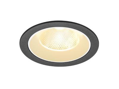 SLV InbouwspotNuminos L zwart/wit 3000K - 20gr - 1009775