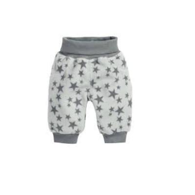 Playshoes Schnizler babybroekje fleece Sterren Grijs-98 Playshoes Schnizler babybroekje fleece Sterren Grijs-98