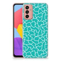 Samsung Galaxy M13 | M23 | Hoesje maken | Cracks Blue - thumbnail