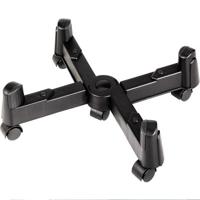 Hama pc-stand met wieltjes zwart - thumbnail