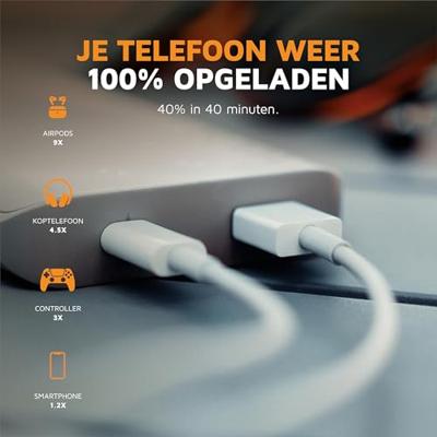 Xtorm Go2 Power Pack 5000 mAh Powerbank Zwart - thumbnail