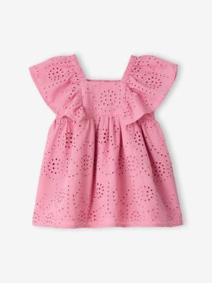 Jurk baby meisjes Engels borduurwerk rozen Jurk baby meisjes Engels borduurwerk rozen