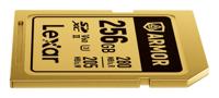 Lexar SDXC Pro Gold Series ARMOR UHS-II 256GB V60 IP68 R280/W205 - thumbnail