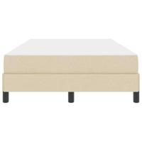 Boxspring bed met matras Crème 120 x 200 cm Stof - thumbnail