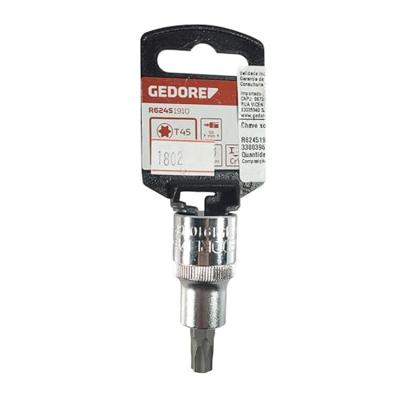 Gedore RED R62451910 3300396 Binnen-zesrond (TX) Schroevendraaierdop T 45 1/2 (12.5 mm) Gedore RED R62451910 3300396 Binnen-zesrond (TX) Schroevendraaierdop T 45 1/2 (12.5 mm)