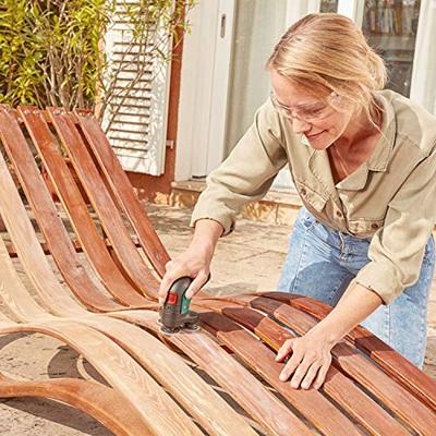 Bosch Groen EasyCurvSander 12 Accu Schijfschuur- en polijstmachine | 12 V | Zonder accu en lader | In doos - 06039C9003