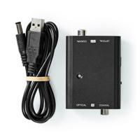 Nedis ACON2507BK audio converter 2-weg Toslink - Coax - thumbnail