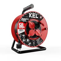 Kel Kabelhaspel H05 3x1,5qmm 50m rood IP44 - 1167284 - thumbnail