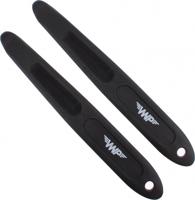 VWP bandafnemers-set 2-delig pvc extra strong lang zwart - thumbnail