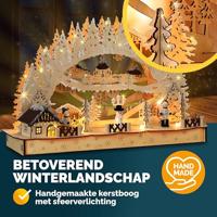 Monzana Kerstboog Led Winterdorp Warm wit - thumbnail