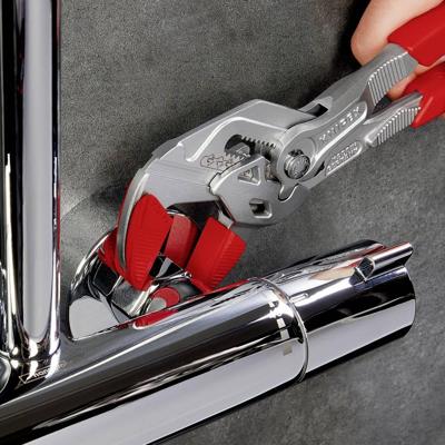 Knipex Sleuteltang | 250 mm Lengte | Tang en Schroefsleutel in Eén | Kunststof Bekleed | Verchroomd - 86 03 250 SB