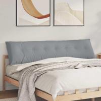 Rugkussen Lichtgrijs 200 x 19 x 50 cm Stof - thumbnail