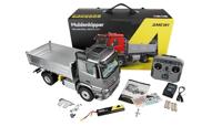 Amewi 22692 Mercedes-Benz Arocs Muldenkipper 4x4 anthrazit 1:14 Elektro RC truck RTR - thumbnail