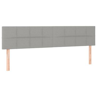 Bedframe zonder matras 120x190 cm stof lichtgrijs