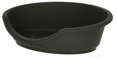 KERBL - DREAMER Mand / Prullenbak - Zwart - Gerecycled plastic - 80x60x25cm