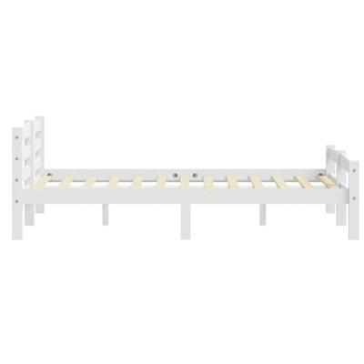 Bedframe massief grenenhout wit 180x200 cm Bedframe massief grenenhout wit 180x200 cm