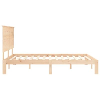 Bedframe zonder matras massief grenenhout 160x200 cm