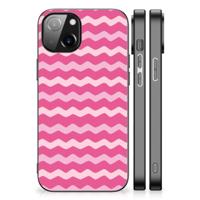 Apple iPhone 13 | iPhone 14 Back Case Waves Pink - thumbnail