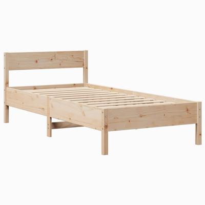 Bedframe zonder matras massief grenenhout 160x200 cm