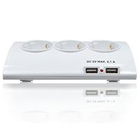 Stopcontactenstrip 5 Tomas met Interruptor Ewent EW3935 Bluetooth (1,5 m) - thumbnail