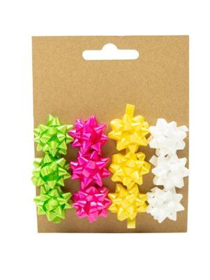 Mini strikken groen/roze/geel/wit Mini strikken groen/roze/geel/wit