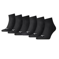 Puma Quarter Sokken Zwart 6-pack-39-42 - thumbnail