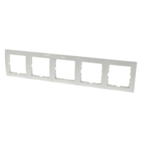 Berker S1 Afdekraam | Inbouw | 5-voudig | Polarwit - 66.033.28 - thumbnail