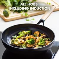 Eco-Smartshape Wok Light Wood 28cm - thumbnail