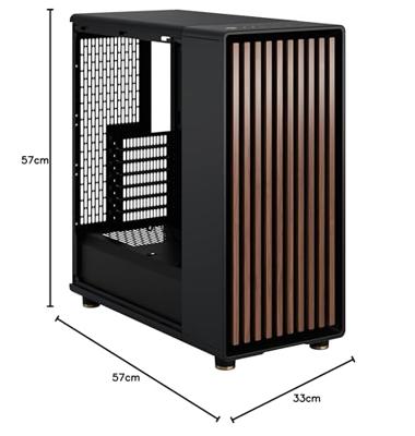 Fractal Design North Charcoal Black TG Dark - thumbnail