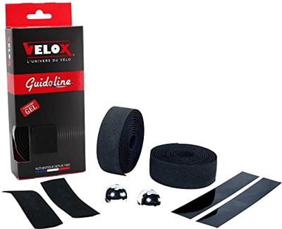 Velox stuurtape maxi cork gel zwart (2st)